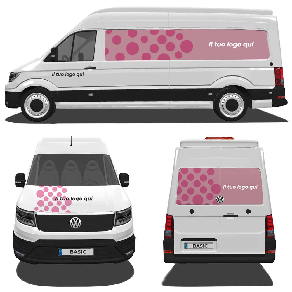 Decorazione Furgone Maxi Pacchetto Silver