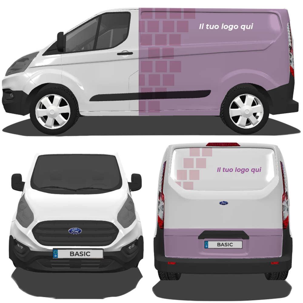 Decorazione Furgone Medio Pacchetto Gold